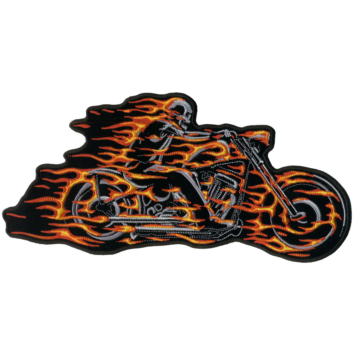 Picture of Hot Leathers PPA3910 5 x 3 in. Hell Rider Biker Patch - Multi Color