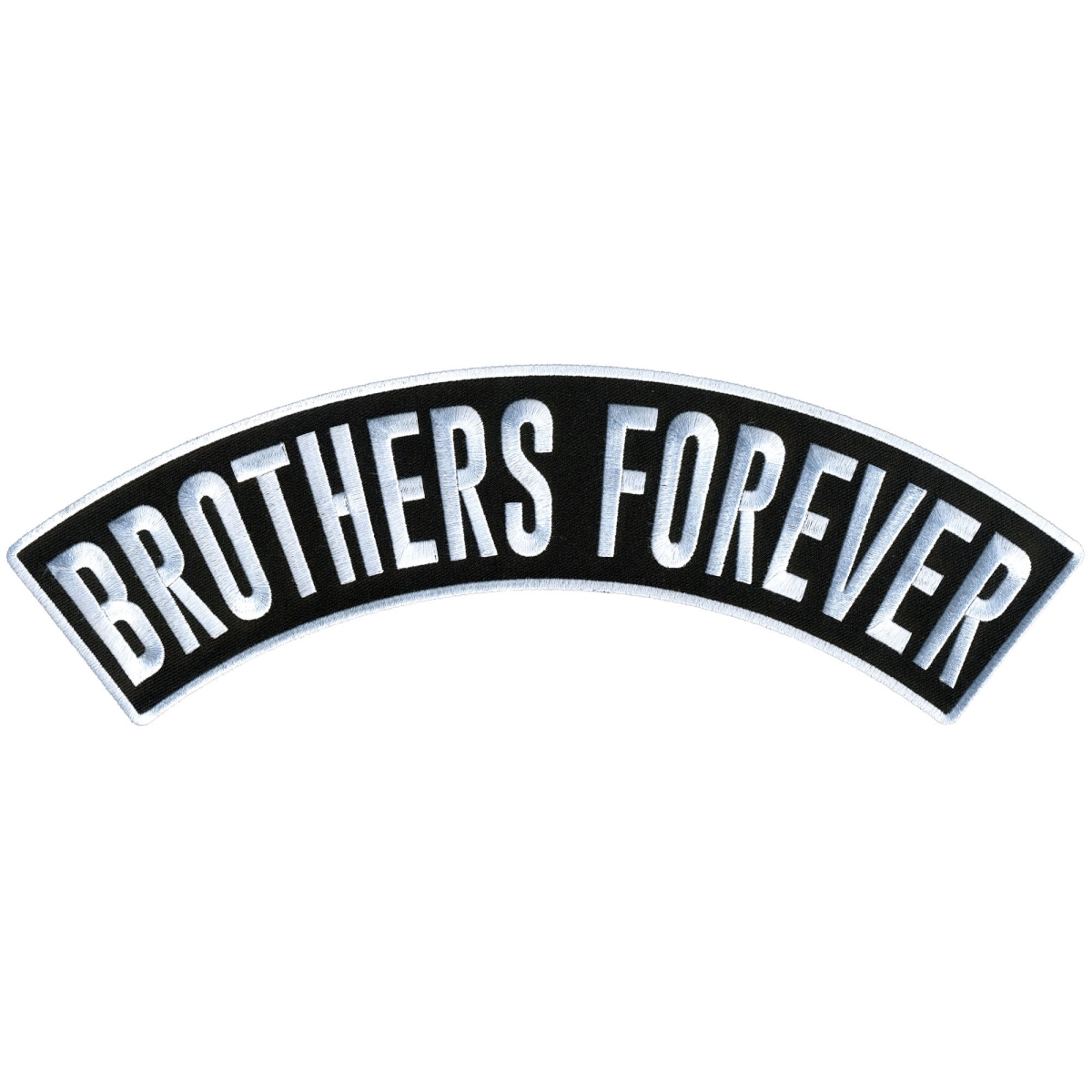PPM4117 12 x 3 in. Brothers Forever Top Rocker Patch - Multi Color