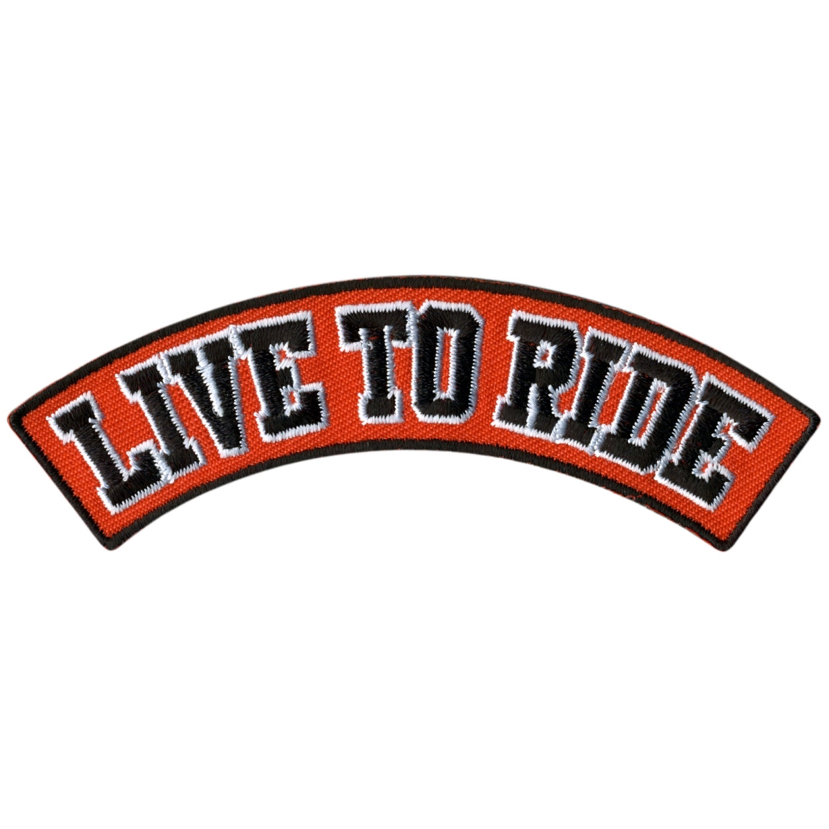 PPM4142 4 x 1 in. Live to Ride Top Rocker Patch - Multi Color