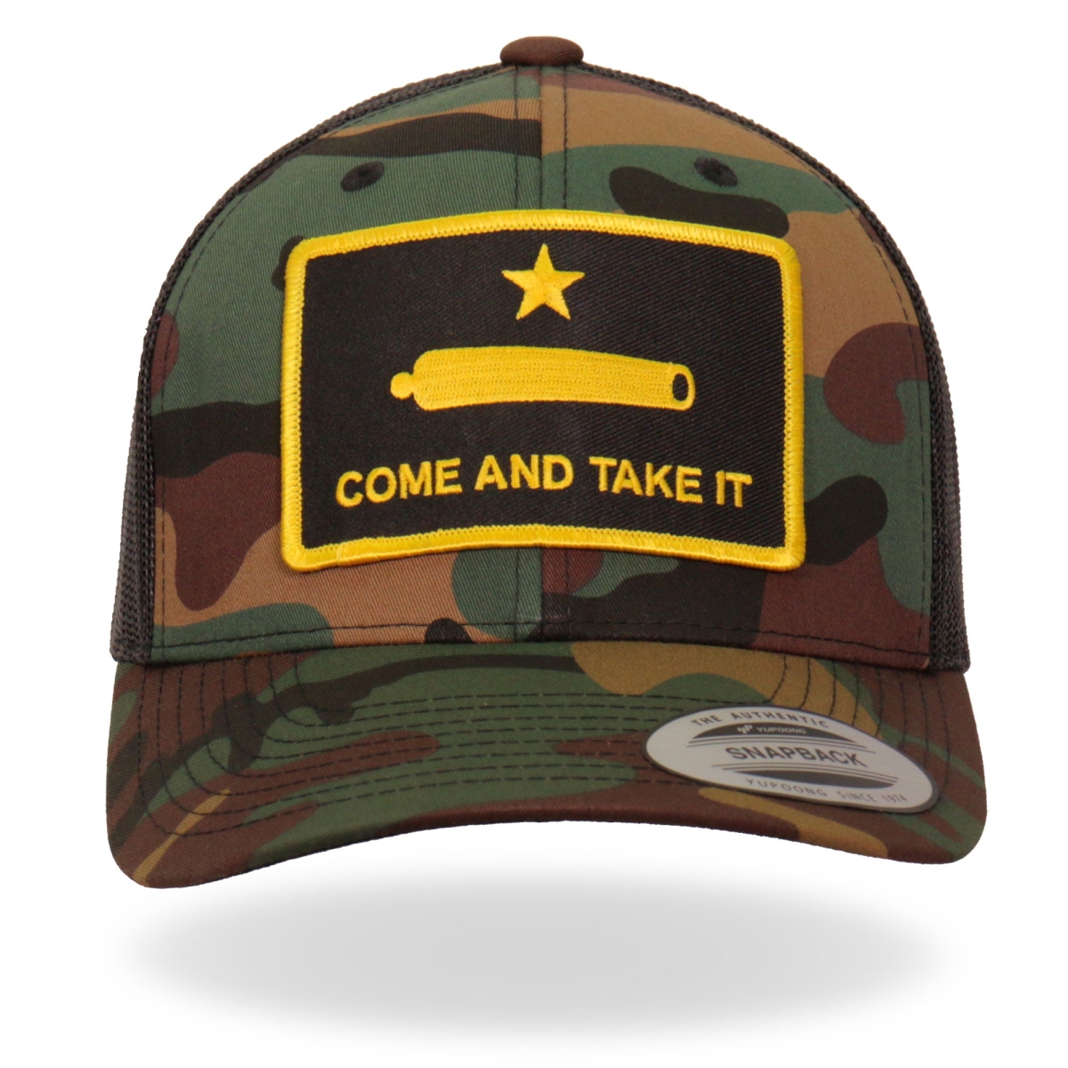 GSH1034 Come Take It Trucker Hat - Camo - Adjustable Size