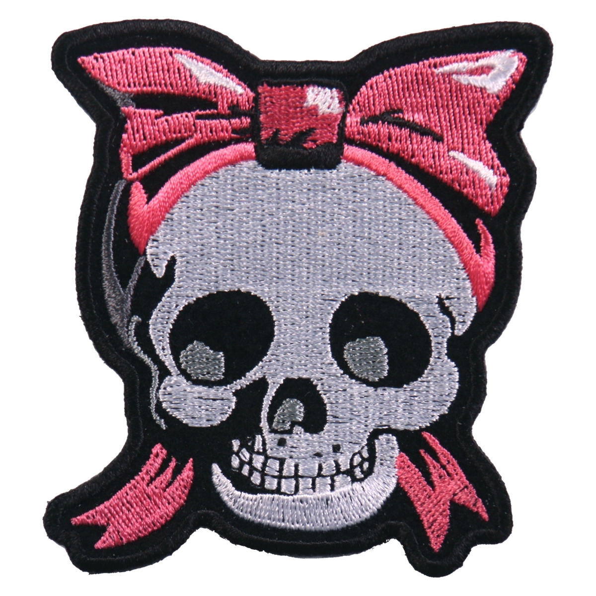 PPA9260 3 x 3 in. Skull Girly Patch - Multi Color