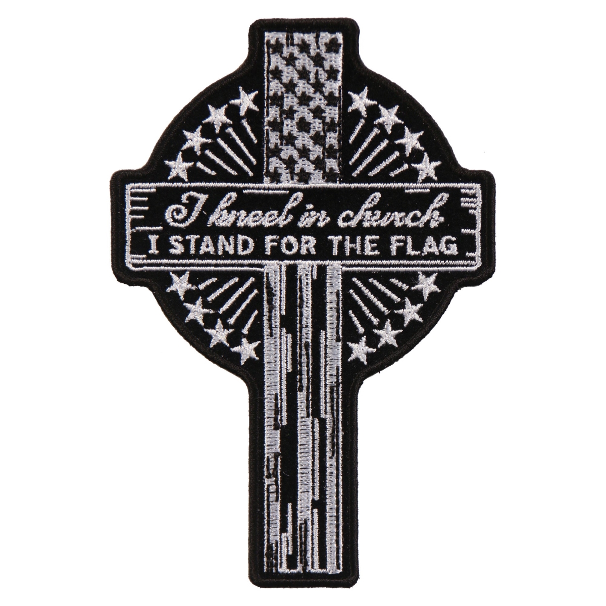 PPA9590 3 x 5 in. Kneel in Church Patch - Multi Color