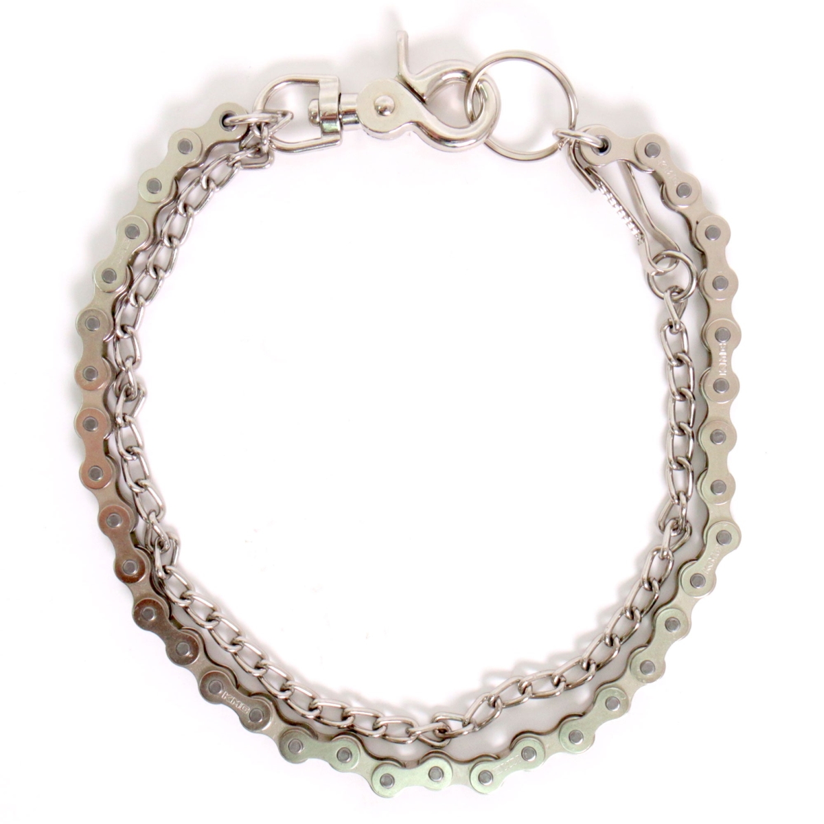 CWA1038 18 in. Double Bike Link Wallet Chain - Chrome