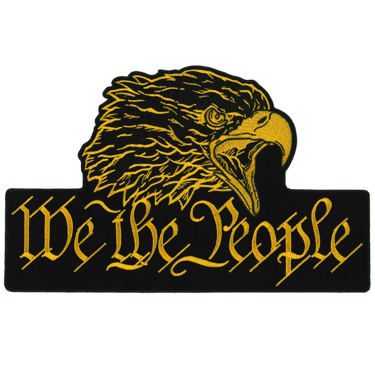 PPQ1877 10 x 6.5 in. We the People Eagle Patch - Multi Color