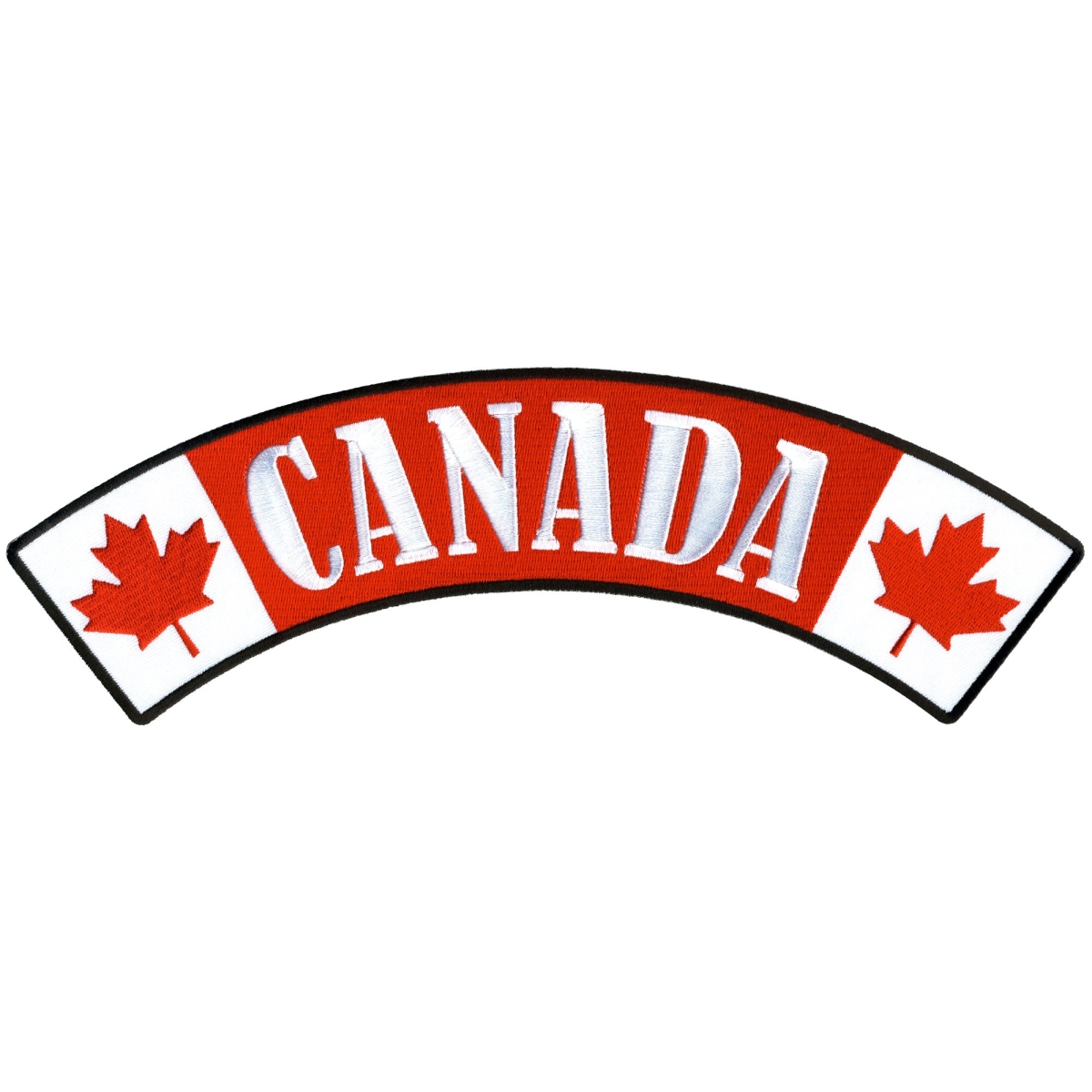 PPM4121 12 x 3 in. Canada Top Rocker Patch - Multi Color