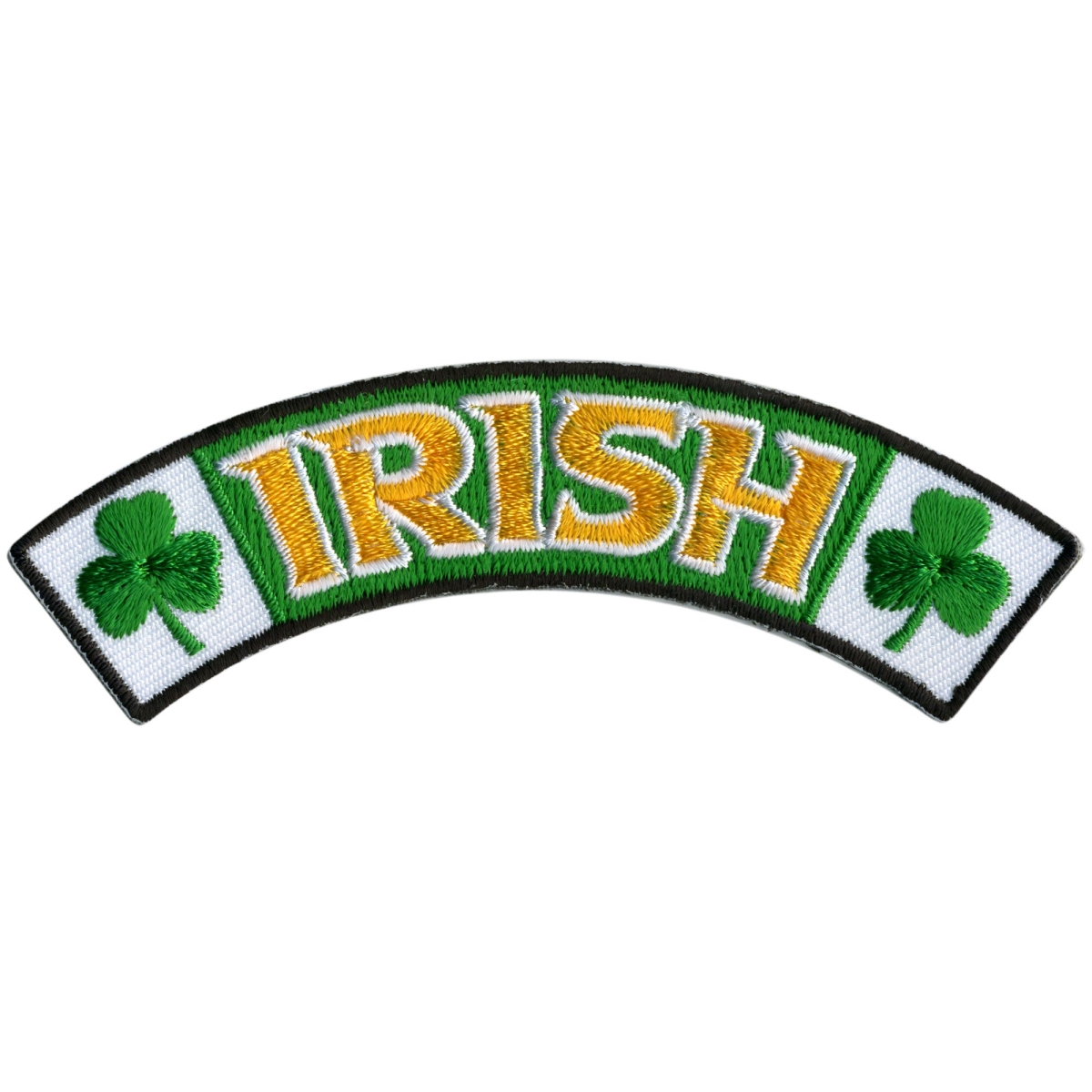 PPM4138 4 x 1 in. Irish Top Rocker Patch - Multi Color