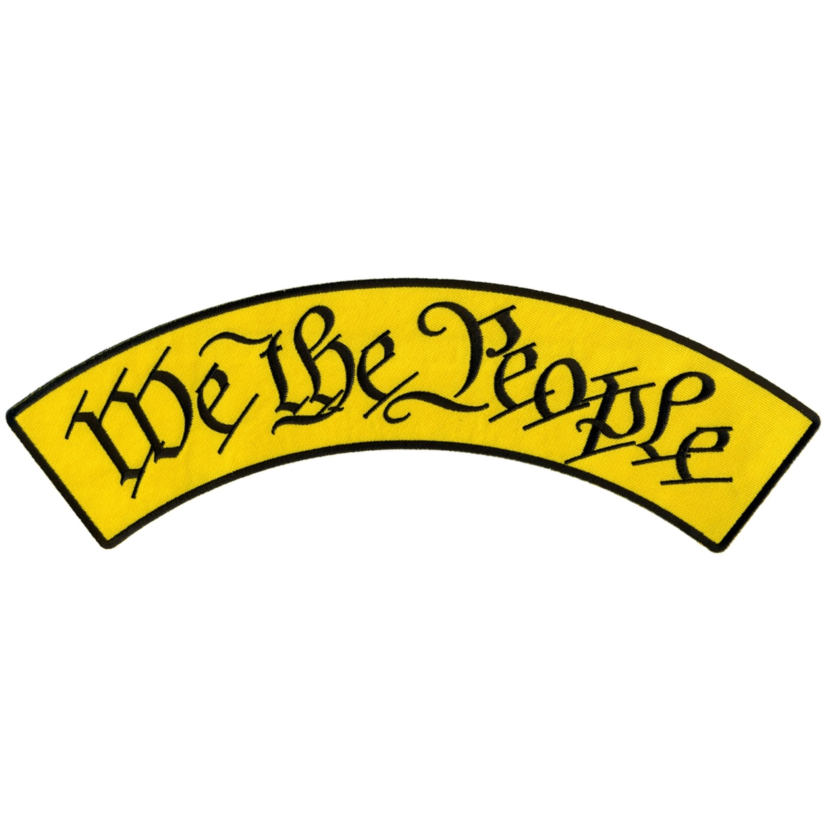 PPM4165 12 x 3 in. We the People Top Rocker Patch - Multi Color