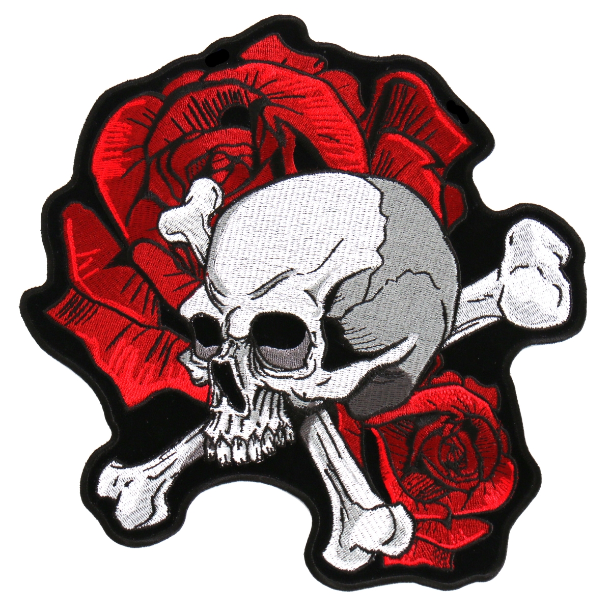 PPA7600 4 x 4.5 in. Skull & Roses Patch - Multi Color
