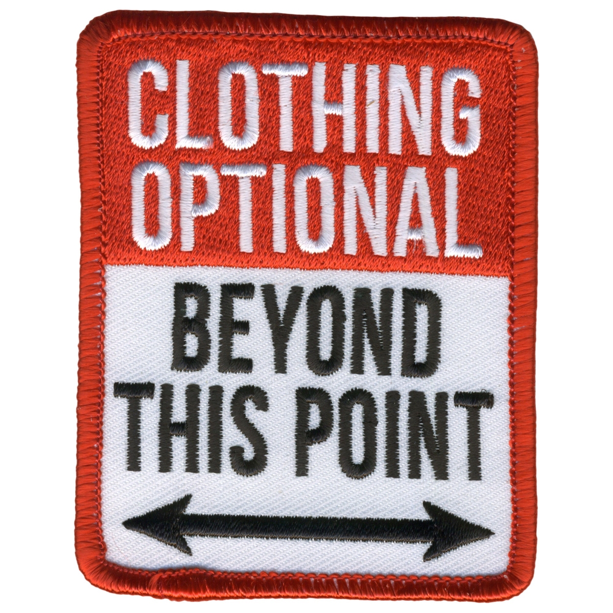 PPL9910 2.5 x 4 in. Clothing Optional Patch - Multi Color