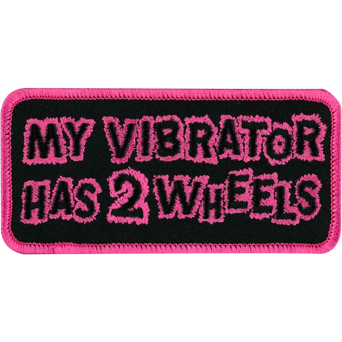 PPL9348 4 x 2 in. My Vibrator Patch - Multi Color