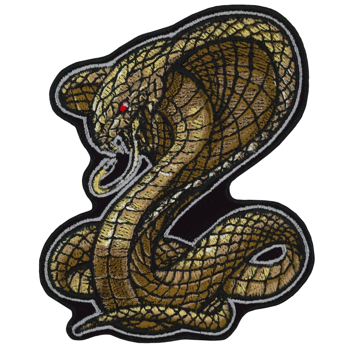 PPA6423 4 x 4 in. Cobra Patch - Multi Color