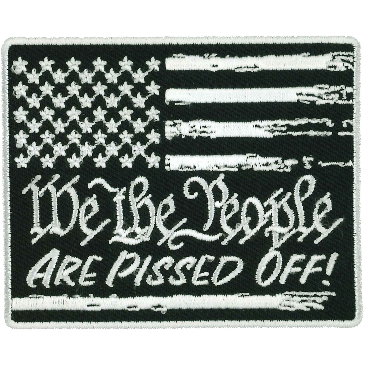 PPQ2010 3 x 2.5 in. We The People Are Pissed Off Patch - Multi Color