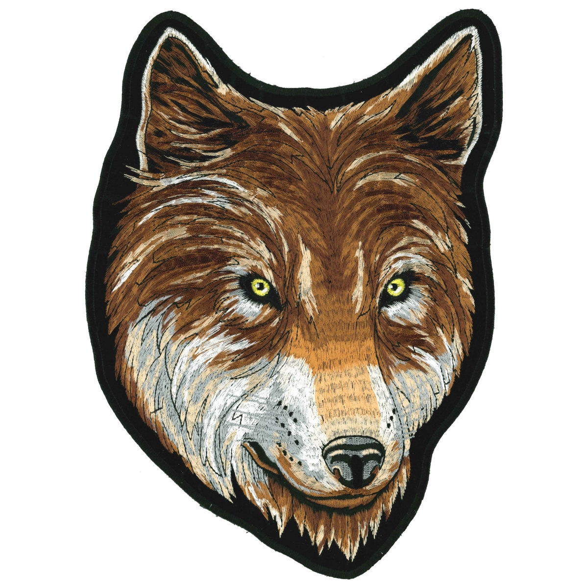 Picture of Hot Leathers PPA1287 8 x 11 in. Wolf Patch - Multi Color