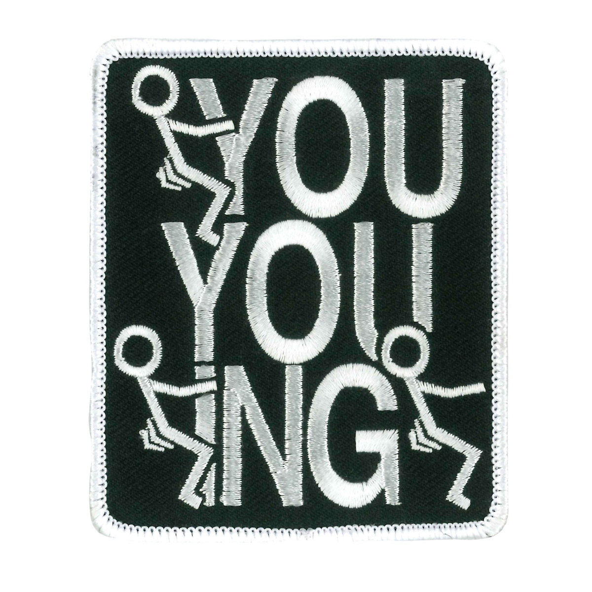 PPW1096 3 x 4 in. F You You Fing Patch - Multi Color