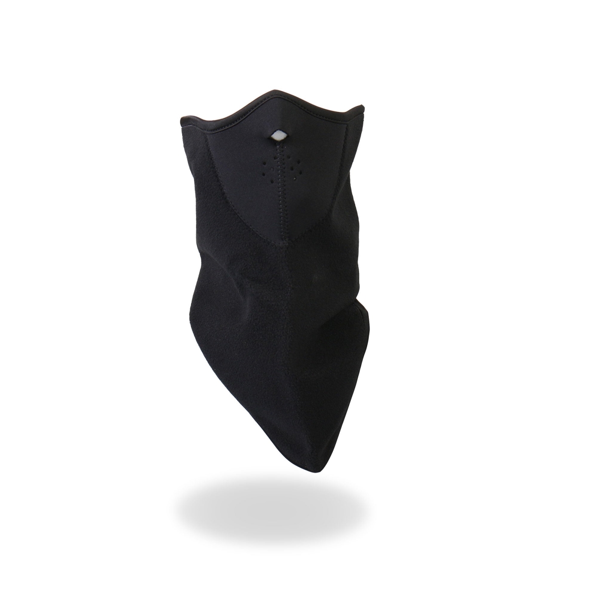 FMC1003 1 by 2 Face Mask with Fleece Neck Shield - Black - One Size Fits Most