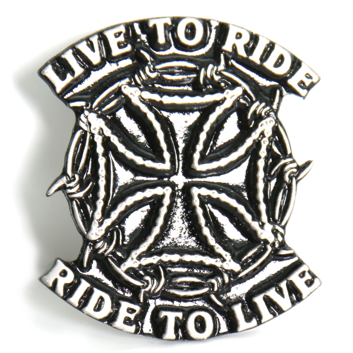 pna1005 Live to Ride Pin - Pewter
