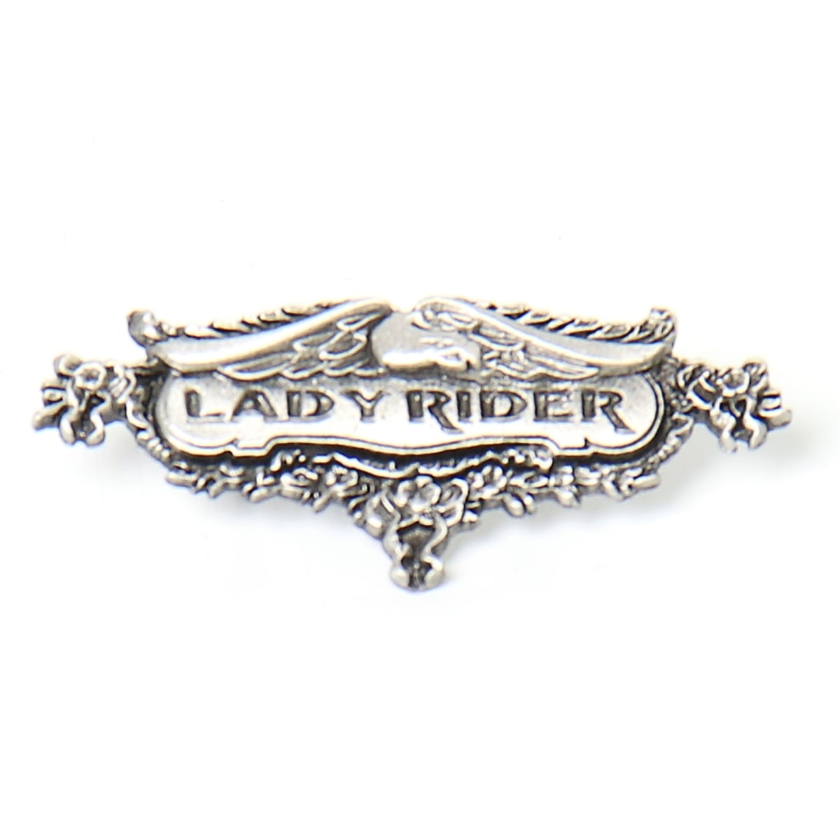 pna1138 Lady Rider Eagle Pin - Pewter