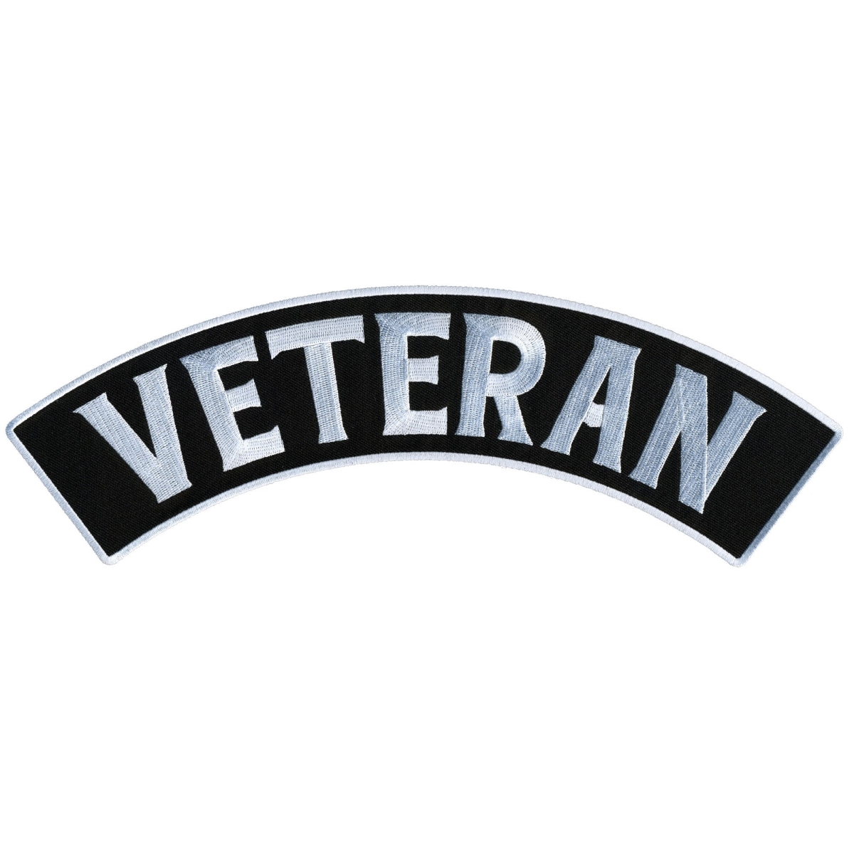 PPM4177 12 x 3 in. Veteran Top Rocker Patch - Multi Color