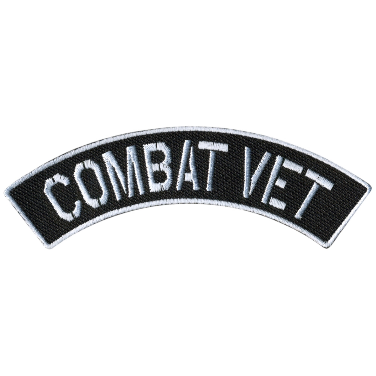PPM4174 4 x 1 in. Combat Vet Top Rocker Patch - Multi Color