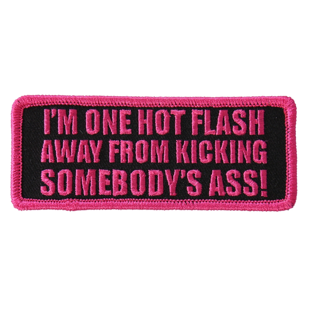 PPL9557 4 x 2 in. Im One Hot Flash Away Patch - Multi Color