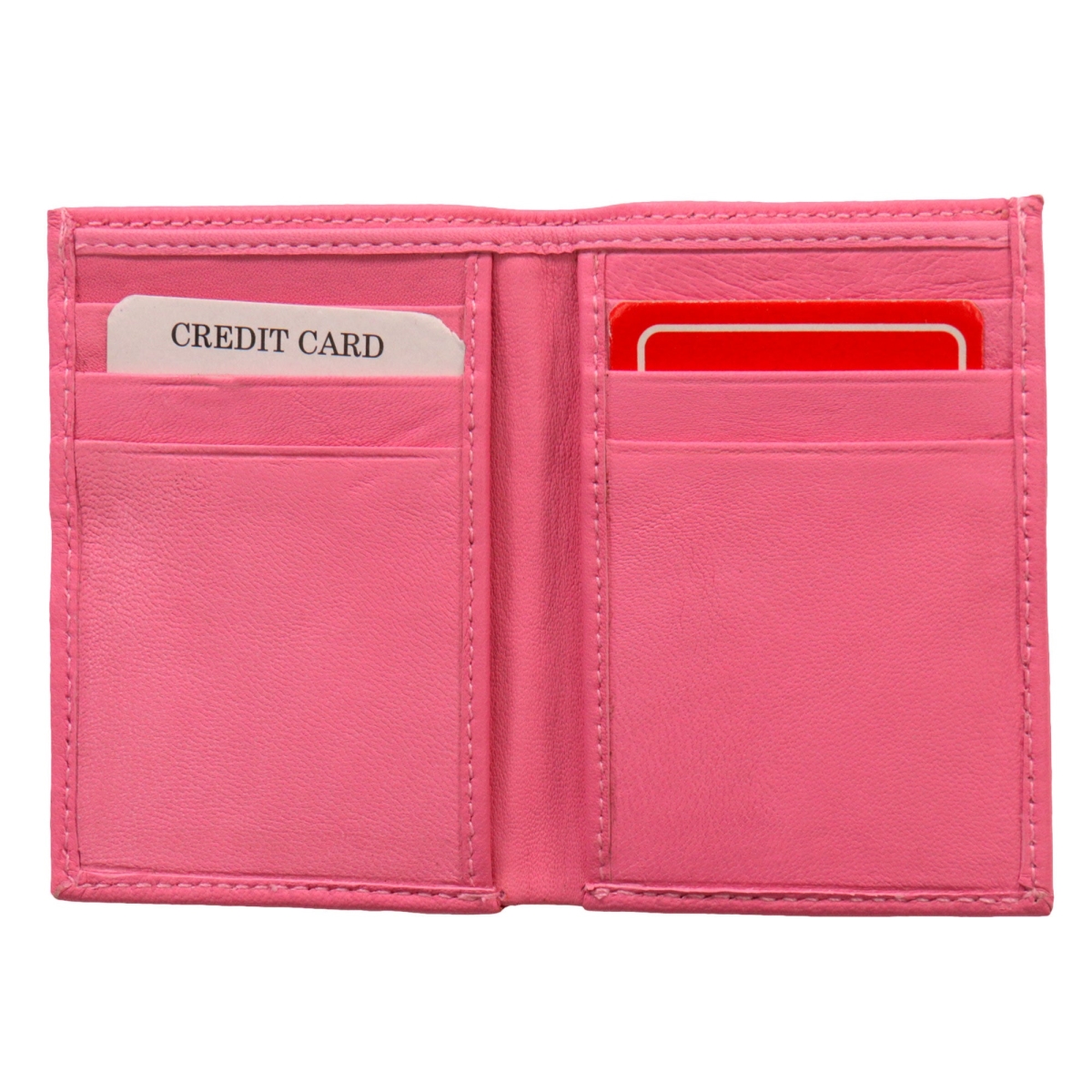 Picture of Hot Leathers WLD1022 Credit Card Holding Wallet - Pink - Small