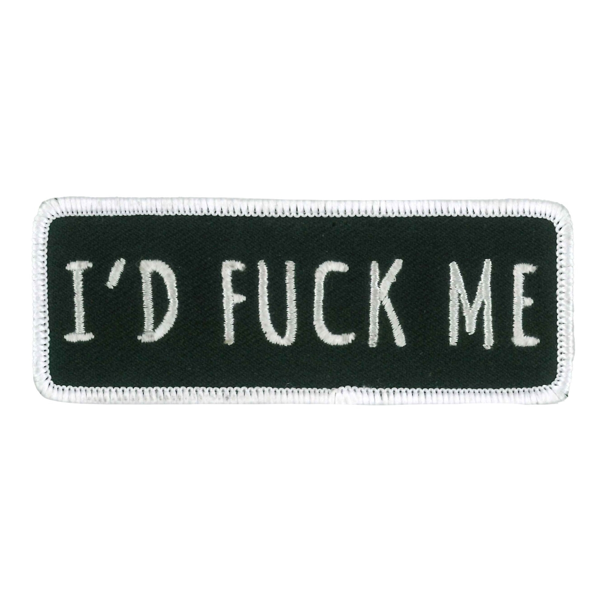 PPW1110 4 x 2 in. Id F Me Embroidered Patch - Multi Color