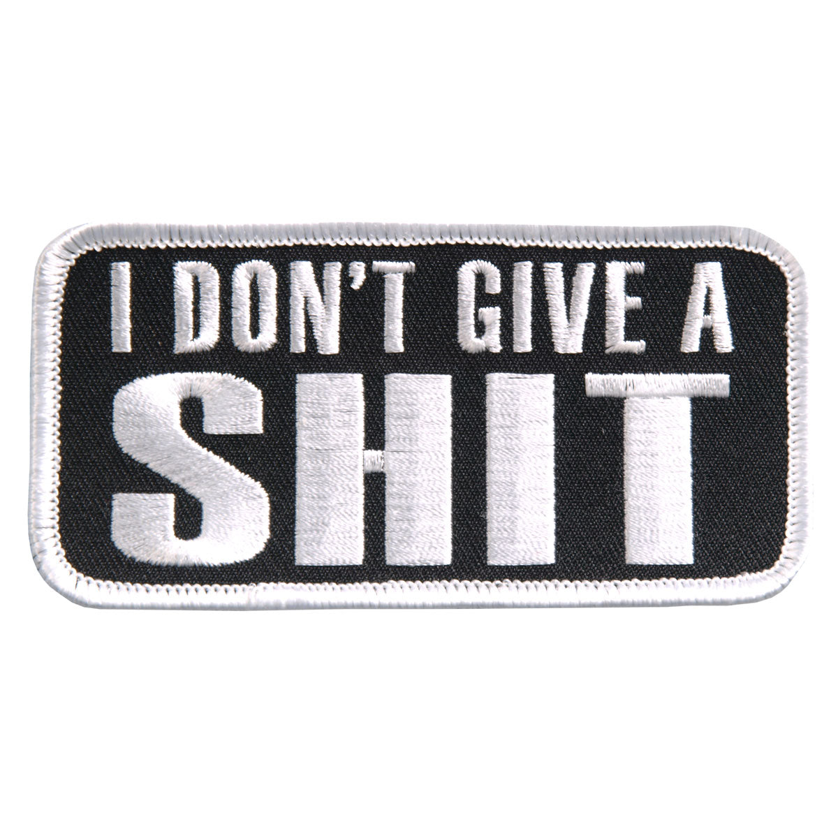 PPL9403 4 x 2 in. I Dont Give Embroidered Patch - Multi Color