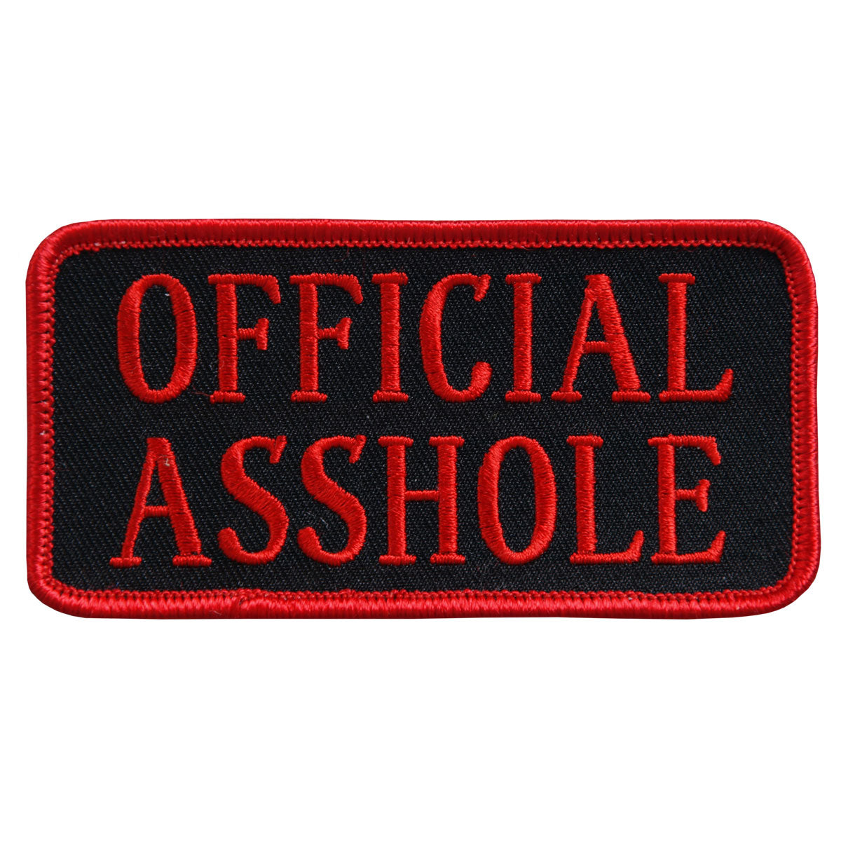 PPL9442 4 x 2 in. Official Asshole Patch - Multi Color