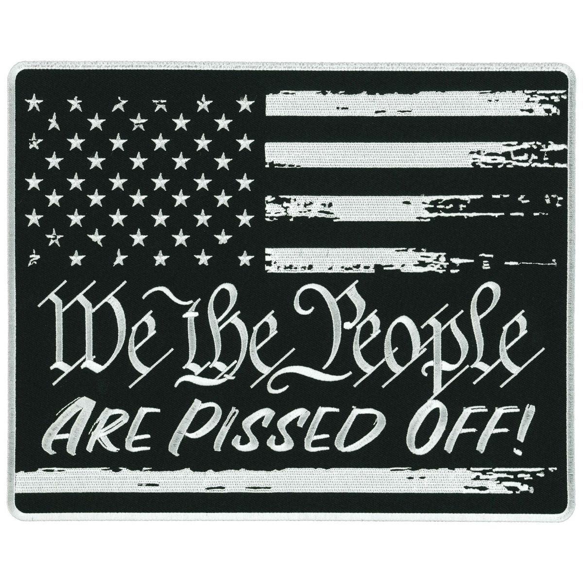 PPQ2018 10 x 8 in. We The People Are Pissed Off Patch - Multi Color