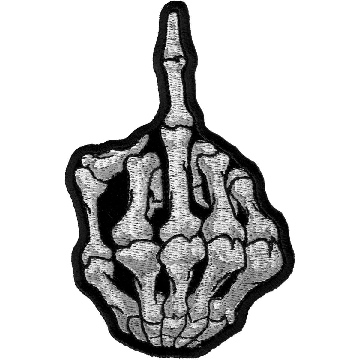 PPA4050 3 x 3 in. Skeleton Finger Patch - Multi Color