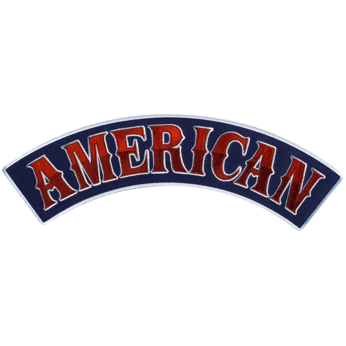 PPM4107 12 x 3 in. American Top Rocker Patch - Multi Color