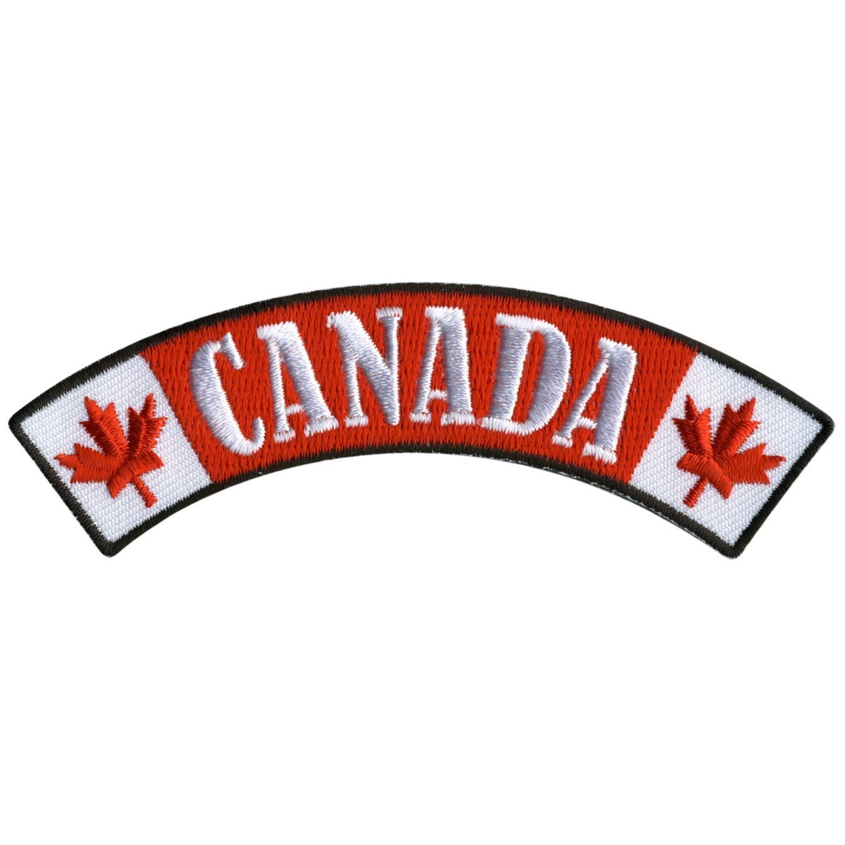 PPM4122 4 x 1 in. Canada Top Rocker Patch - Multi Color