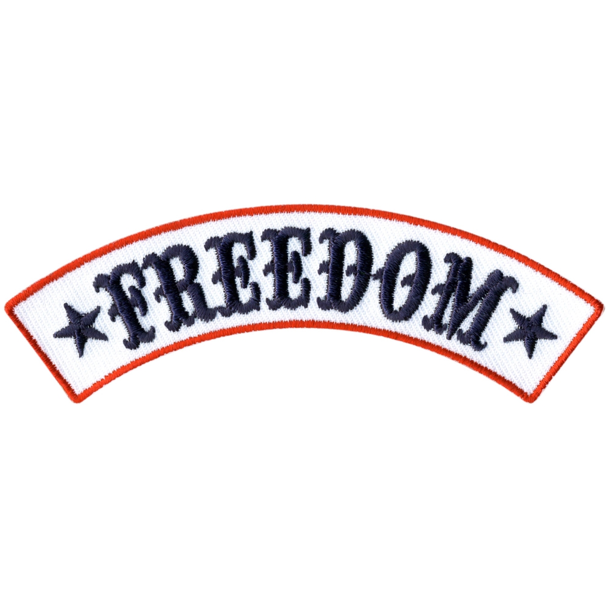 PPM4134 4 x 1 in. Freedom Top Rocker Patch - Multi Color