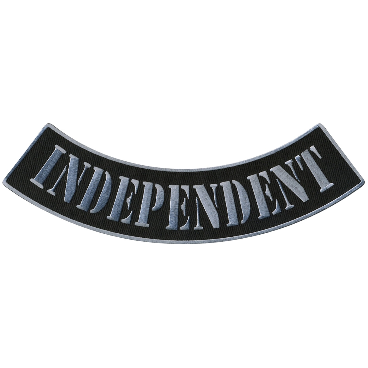 PPM5169 12 x 3 in. Independent Bottom Rocker Patch - Multi Color