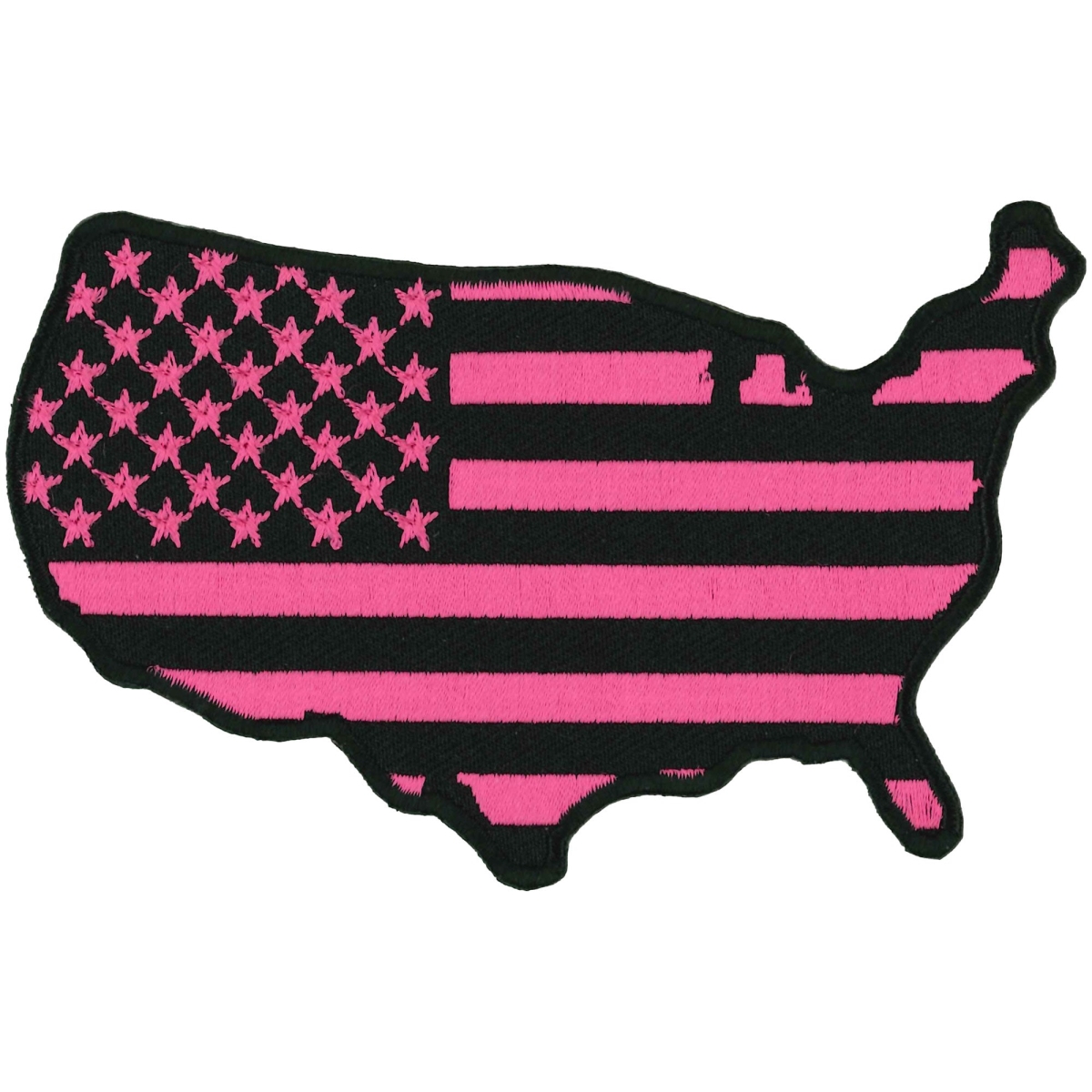 PPQ1630 4 x 2.75 in. Country Flag Patch - Pink