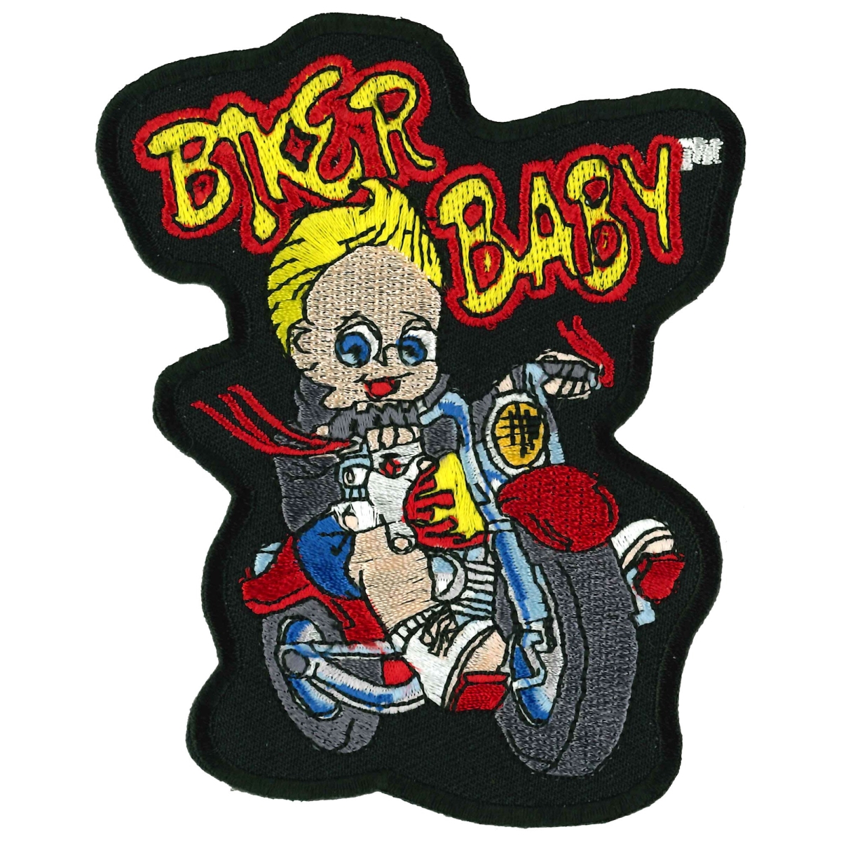 Picture of Hot Leathers PPA3230 4 x 4 in. Biker Baby Boy Patch - Multi Color