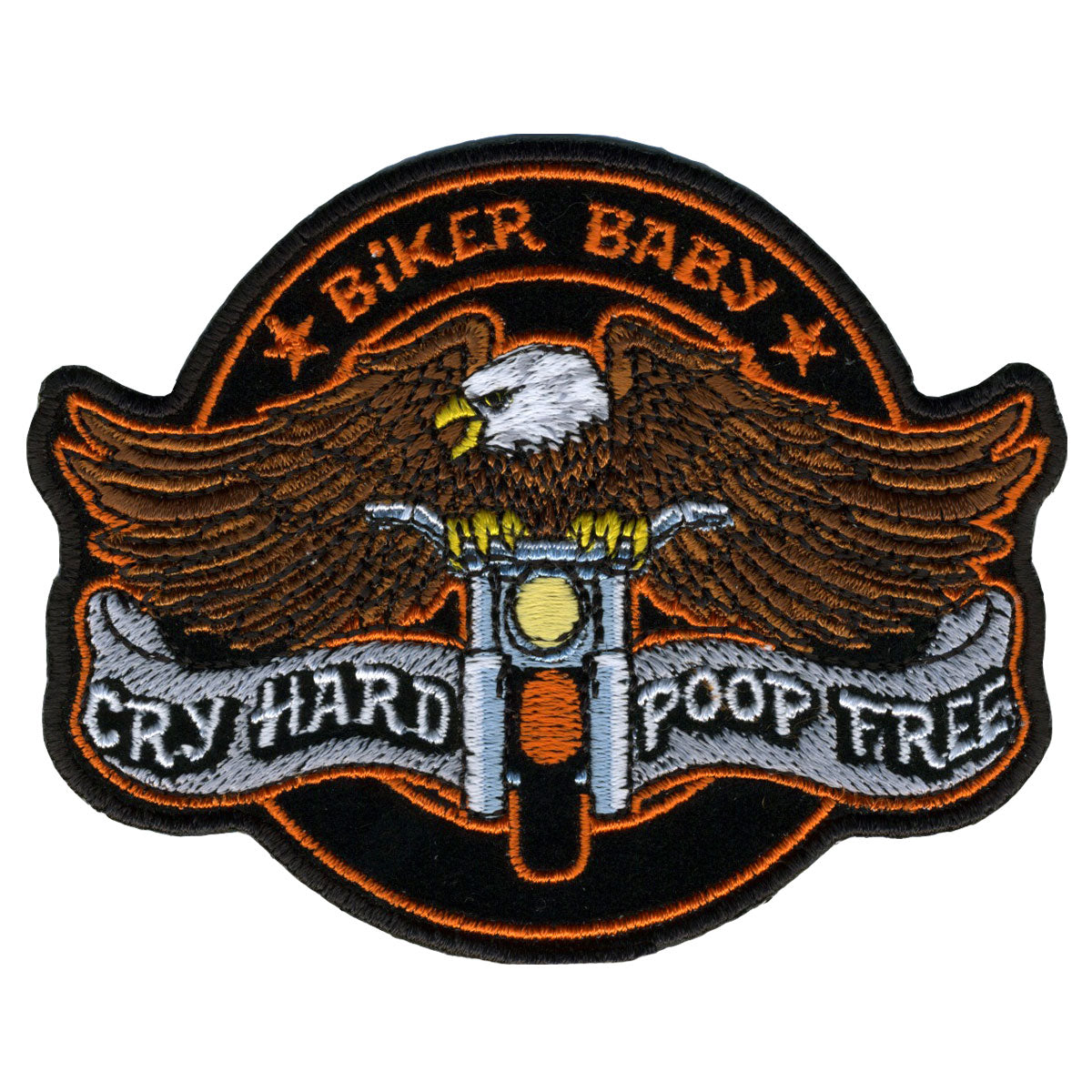 PPA5910 4 x 3 in. Cry Hard Patch
