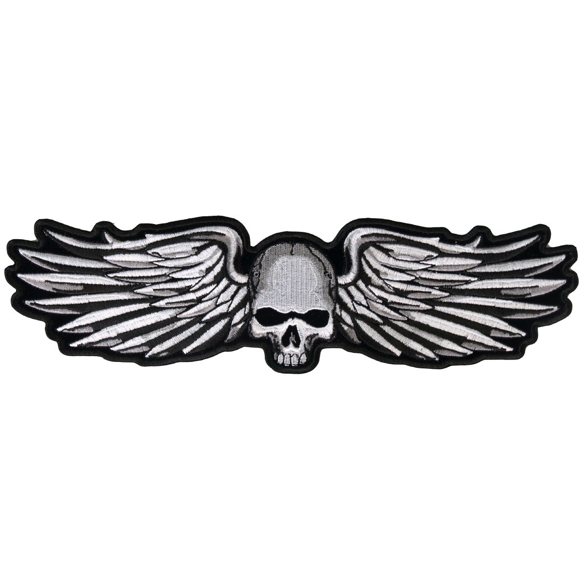 PPA6818 11 x 3 in. Metal Wings Patch - Multi Color