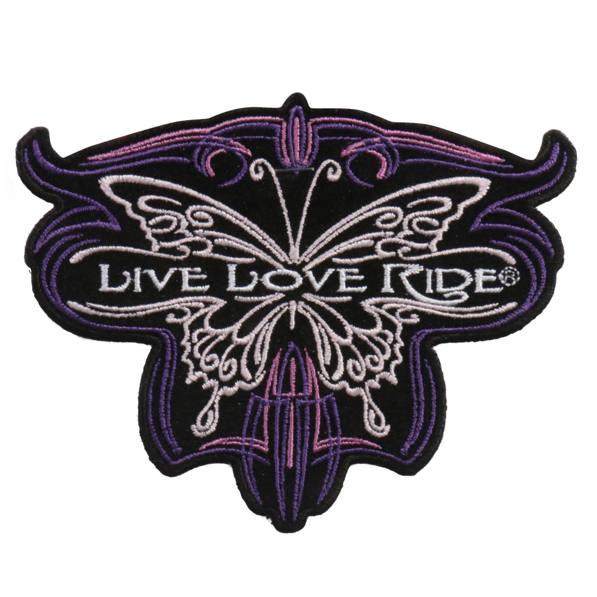 PPA7100 5 x 4 in. Metallic Butterfly Patch - Multi Color