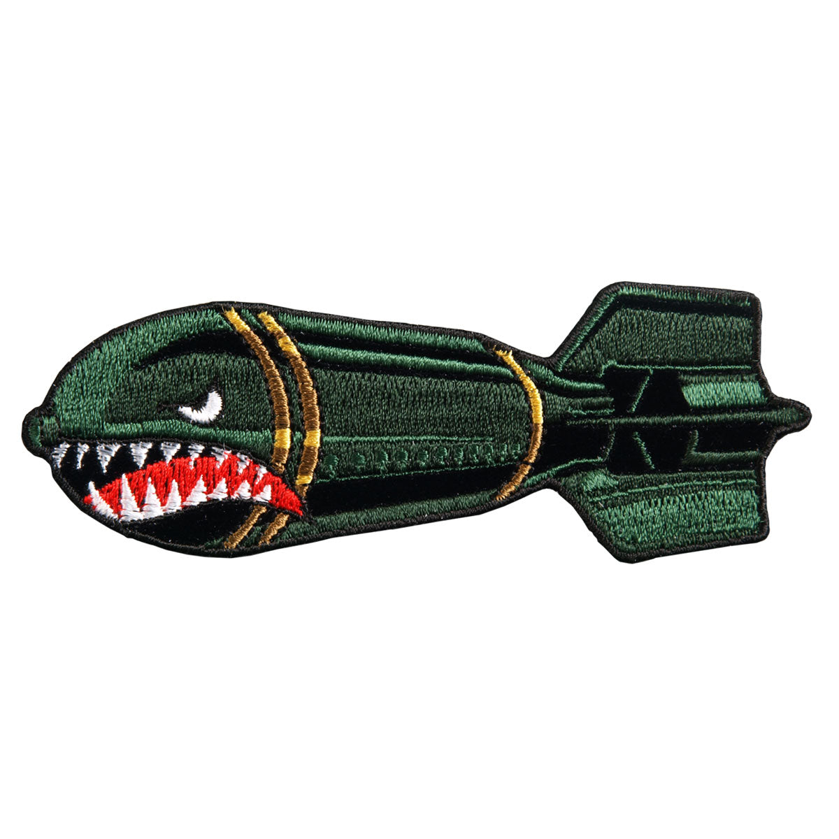 PPA7448 Drop Bombs Patch - Multi Color - 10 x 4 in. - Heat-Sealed Backing