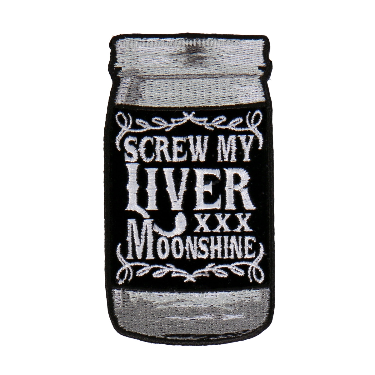 PPA8650 2 x 4 in. Screw My Liver Embroidered Patch - Multi Color