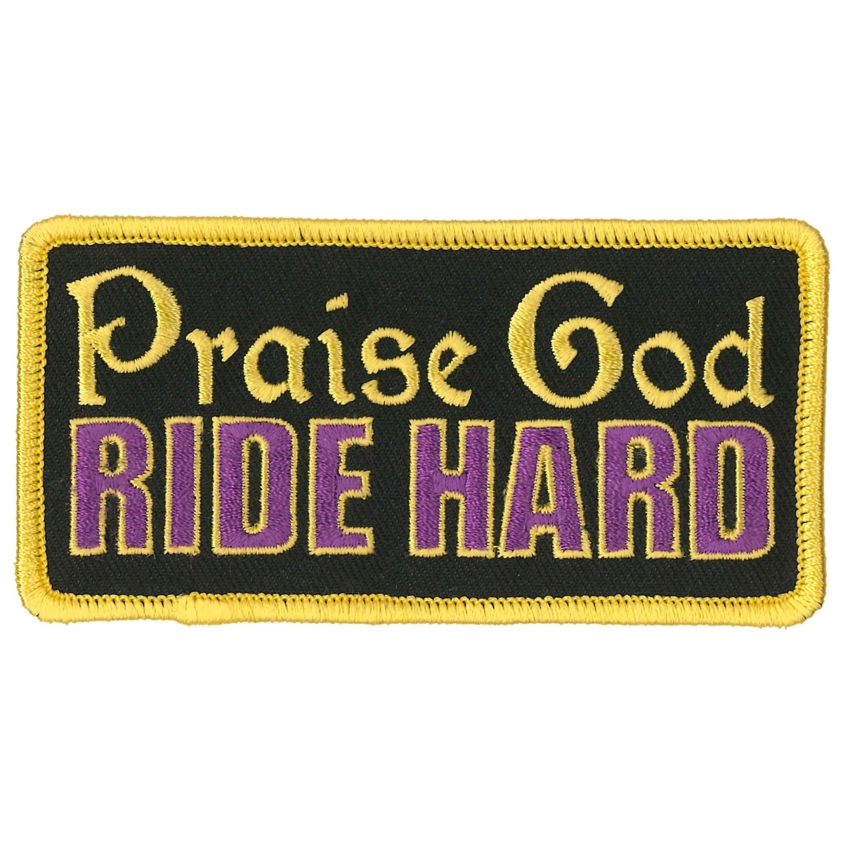 PPL9840 4 x 2 in. Praise God Patch - Multi Color