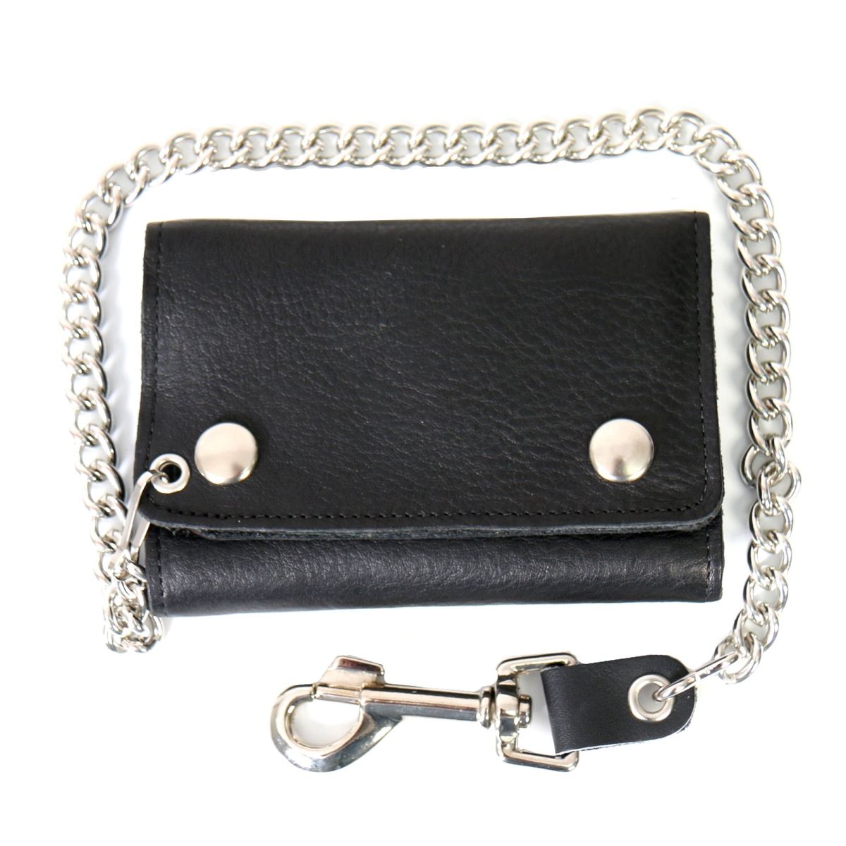 WLB2007 4 x 5 in. Extra Wide Wallet with Lobster Claw Clip - Black
