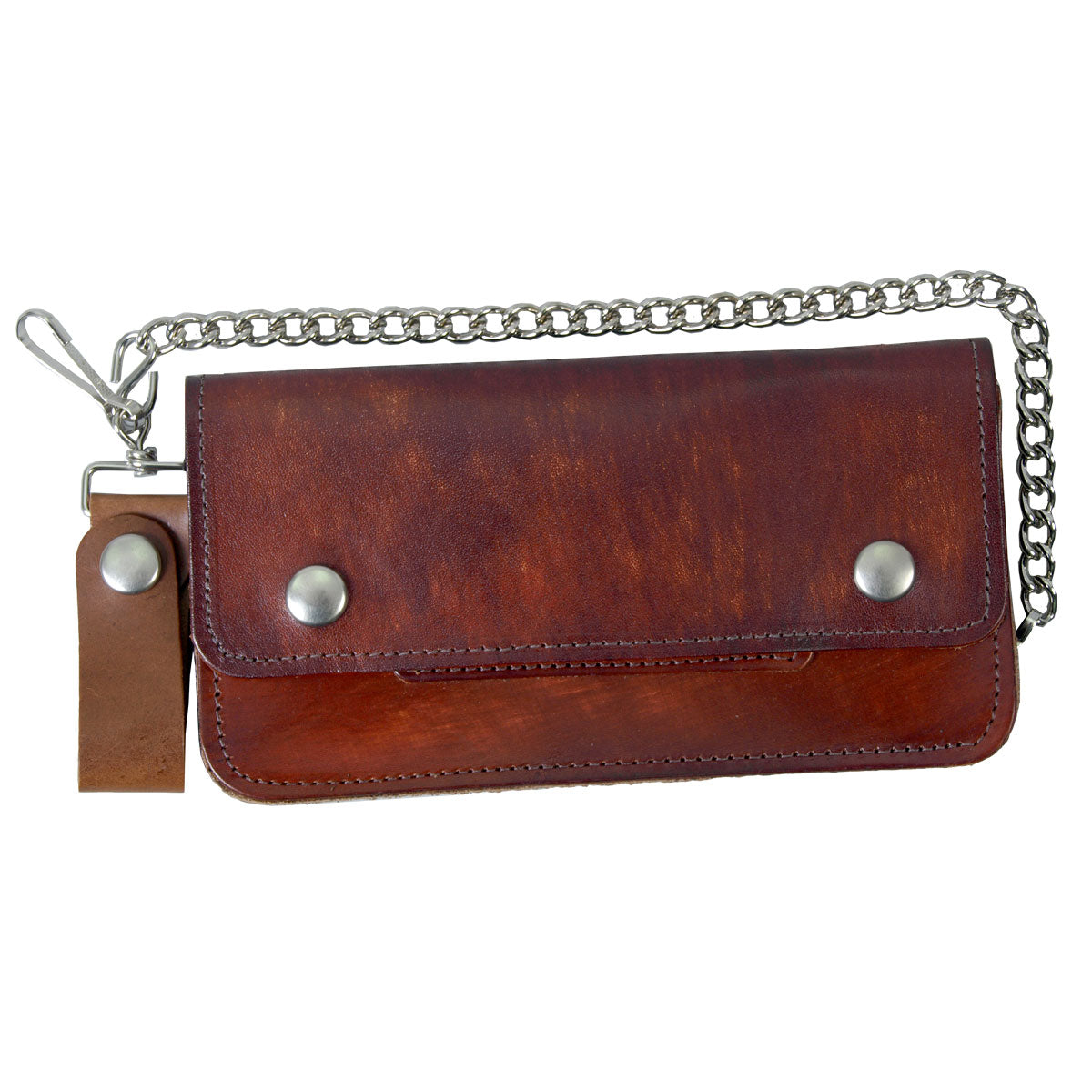 WLC2007 8 in. Bi-Fold Wallet - Antique Brown