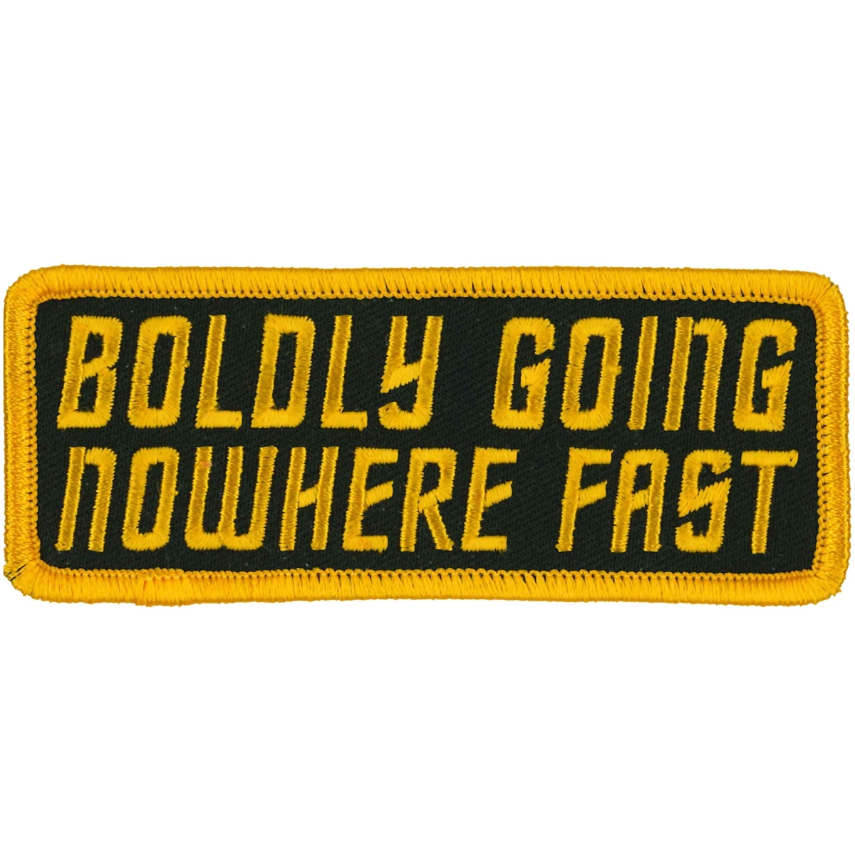 PPL9983 4 x 2 in. Boldly Going Nowhere Patch - Multi Color