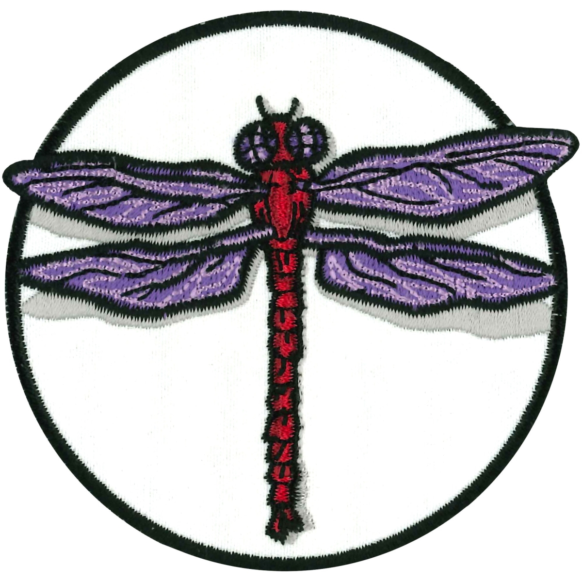 PPQ2040 3 x 3 in. Dragonfly Patch - Multi Color