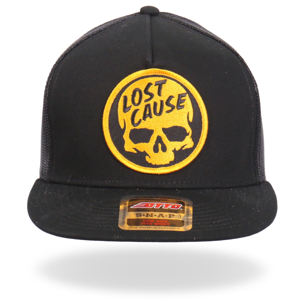 GSH2020 Lost Cause Snapback Hat - Black - Adjustable Size