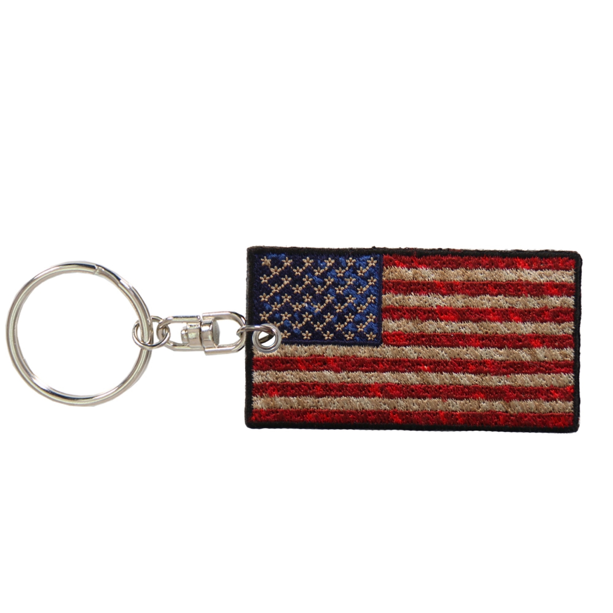 kch1072 2 x 3 in. Distressed American Flag Key Patch