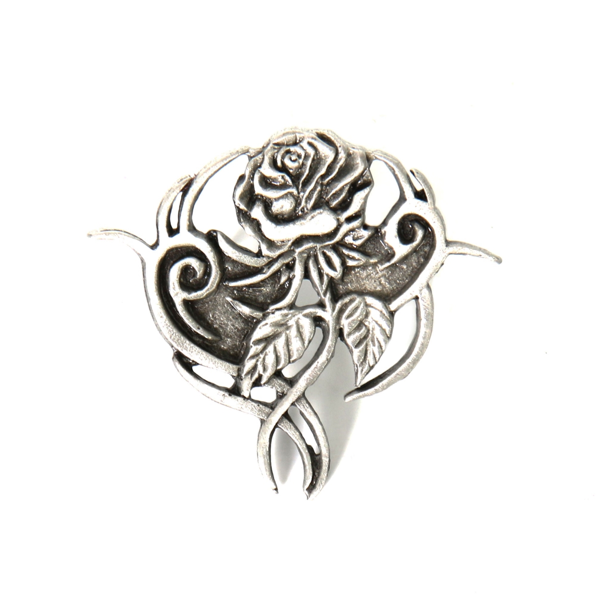 pna1016 Tribal Rose Pin - Pewter
