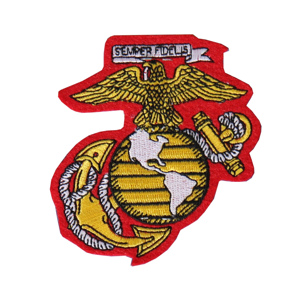 PPE1240 3 x 3 in. Marines Emblem Patch - Multi Color